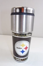 Pittsburg Steelers NFL Stainless 16oz Tumbler NWT Great American Products