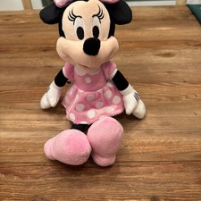 Disney Singing MINNIE Mouse Happy Helper 12" Plush Toy 4 Fun Phrases