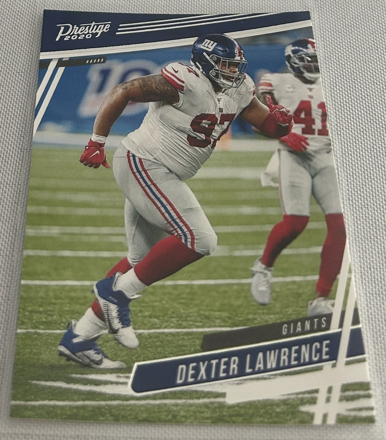 2020 Panini Prestige Football Dexter Lawrence New York Giants base card #99
