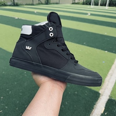  Men's Vaider Black cowhide High Top