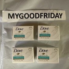 (4) Dove Sensitive Skin Beauty Bars - 1 oz Travel Size, Fragrance-Free