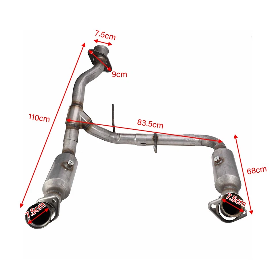 Catalytic Converters For Ford Expedition 2009-2014 F150 F-150 2009-2010 5.4L EPA Foto 2 de 4