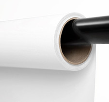 53''X16.4' Seamless Paper Backdrop for Photography Arctic White