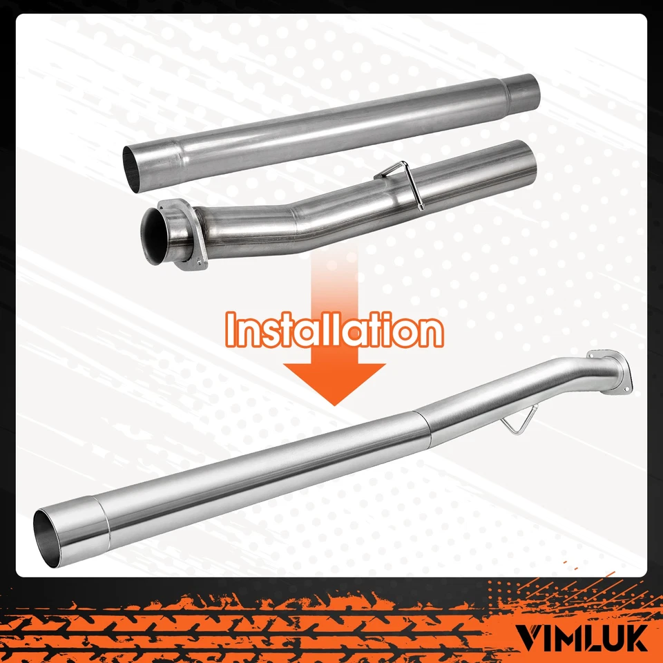 2008-2010 Ford F250,F350,F450 6.4L Powerstroke Diesel Turbo Exhaust Pipe Foto 3 de 4