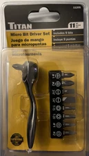 Titan 3-1/2-Inch Offset Micro Ratcheting Bit Driver 11205 Sealed
