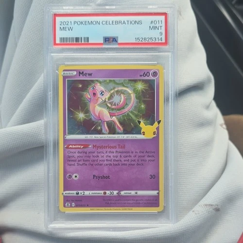 The Pokémon Company Mew 011/025 Celebrations Full Art Holo PSA 9 EN
