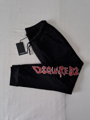 Dsquared2 DQ1253 Jogginghose Sweathose Junior/Herren Schwarz Gr.164 Neu