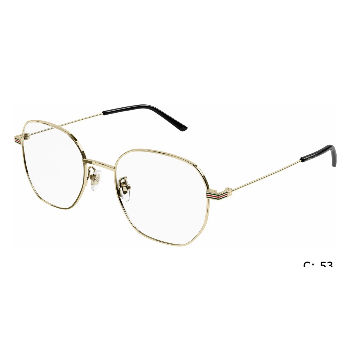 Gucci GG13412 HQ6 Sm Gold Metal Multicolor Round Eyeglasses 50-20 145 Italy READ Gucci Metal Round Eyeglass Frames for sale | eBay main image 2