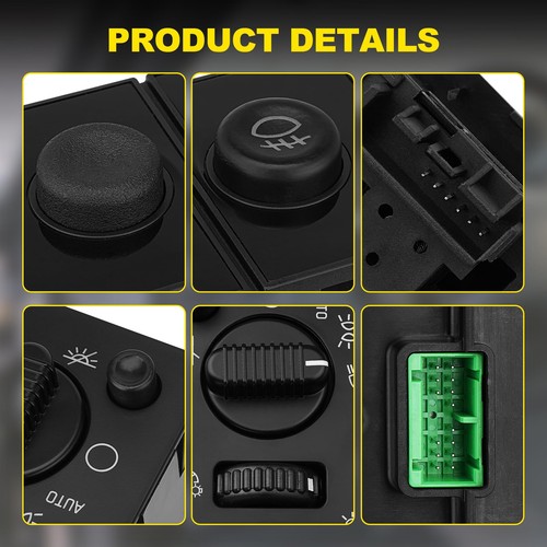Headlight Switch & Cargo and Fog Lamp Switch Compatible with 2003-2006 Chevy ... - Picture 7 of 7