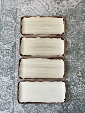 Dudson Harvest Leinen Bio Coupe rechteckige Platte Gastronomie handgefertigt