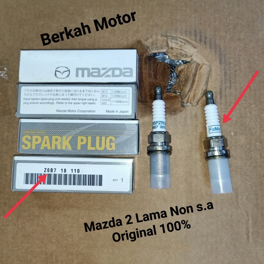 OEM Engine Spark Plug Ignition Fit For 1.5L Engine Mazda 2 2011-2014 Z6B7-18-110