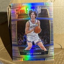2021-22 Panini Select #58 Josh Giddey Silver Prizm Rookie Card