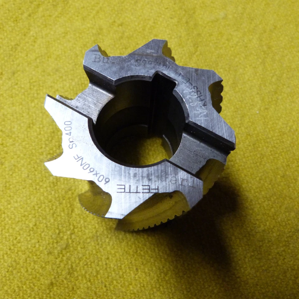 Walzenstirnfräser HSSE Ø 57 x 53x 27 Bo schruppschlicht Q+P Z8 frisch geschärft - Bild 3 von 3