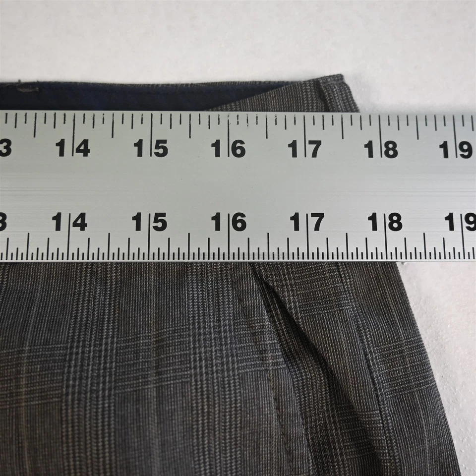 Bonobos 34x30 Brown Glenn Check 100% Wool Straight Mens Pants - Image 2 of 4