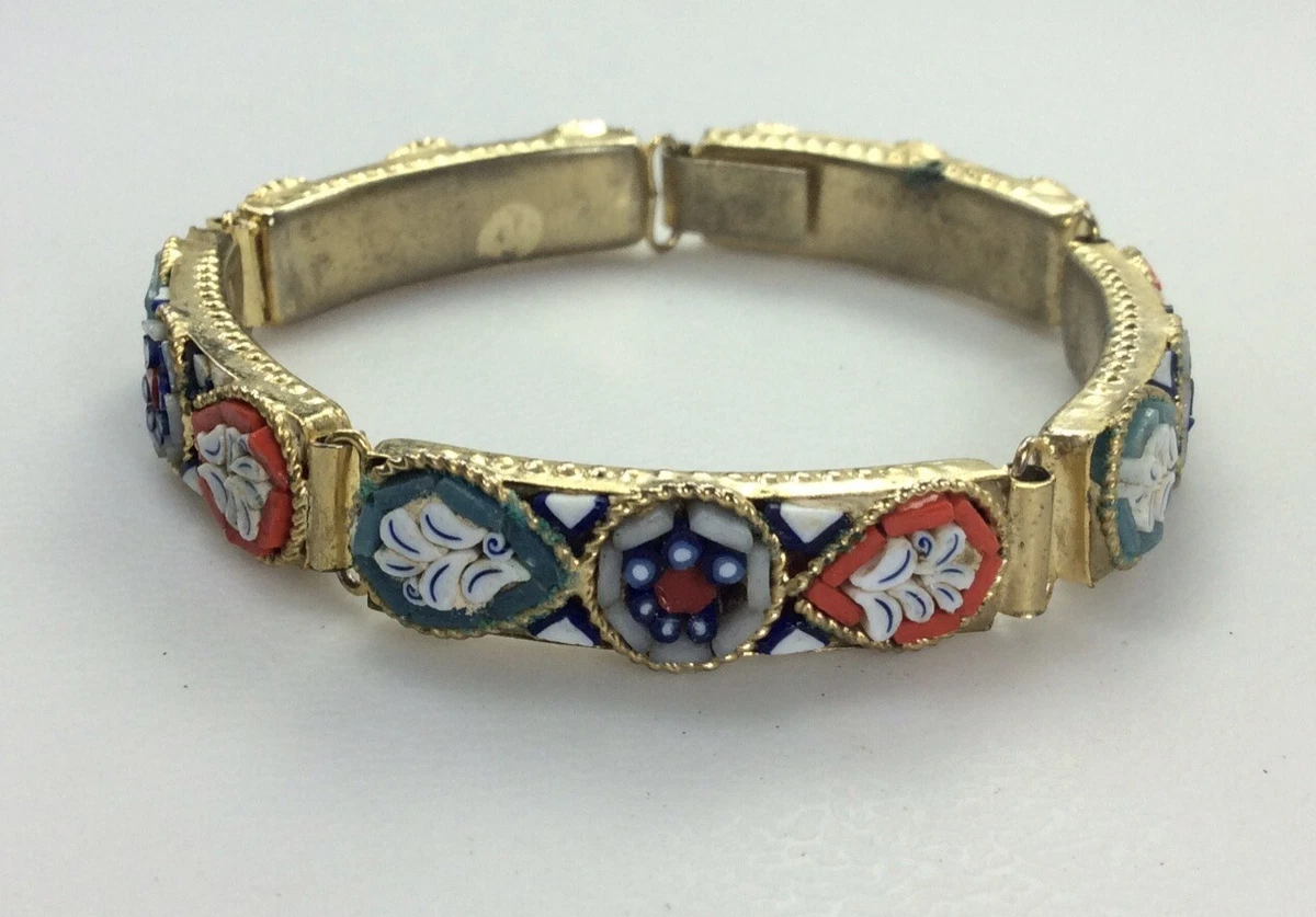 Vintage micro mosaic best sale bracelet