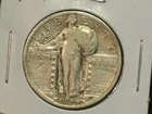 1927  Sharp Standing Liberty Quarter  -            QV27
