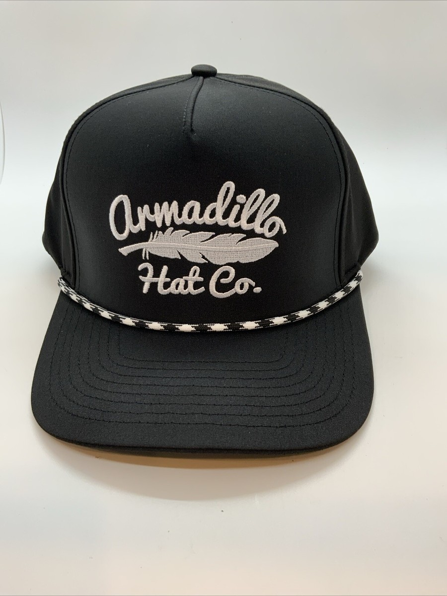 Armadillo Hat Co Dark Fader Black Panel SnapBack Trucker Hat