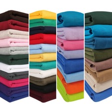 Sweatshirt Fleece Brushed Fabric Matching Knit Rib,School Jersey Material,5Meter