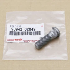 90942-02049 GENUINE OEM WHEEL AXLE HUB LUG STUD BOLT NUT 1PC TOYOTA LEXUS SCION
