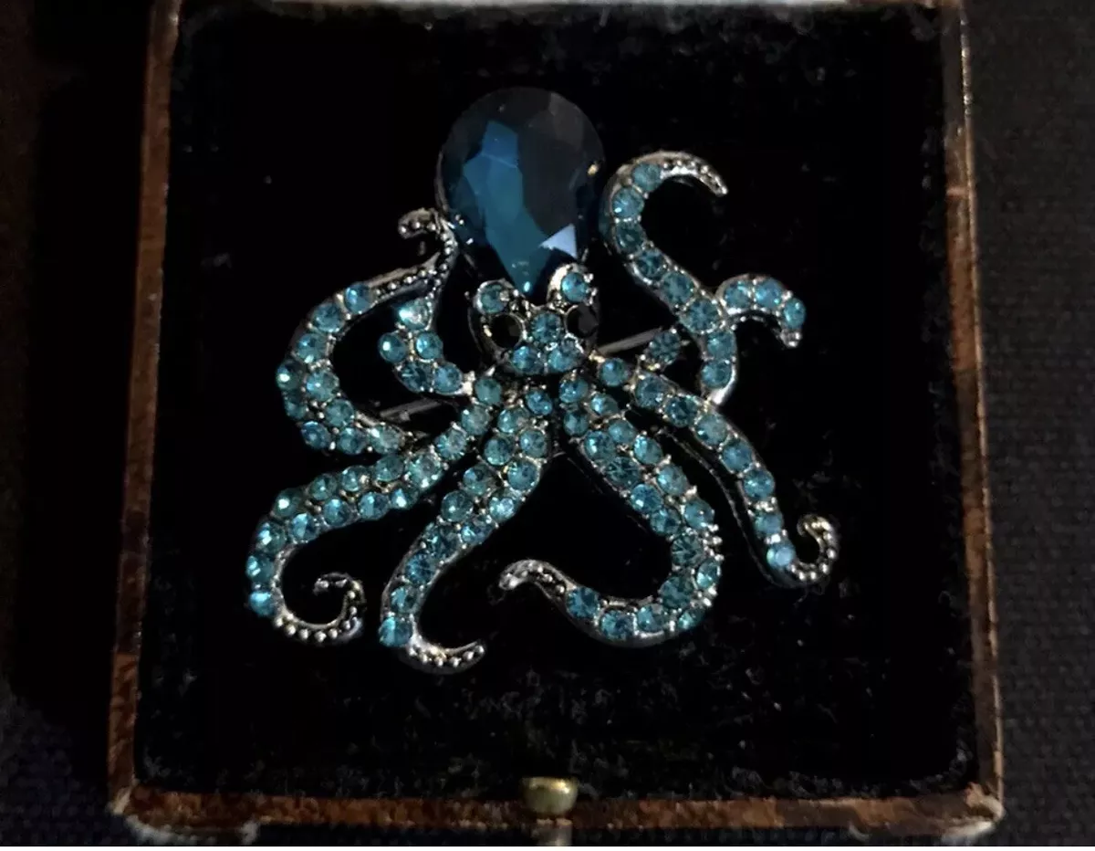 Octopus brooch best sale