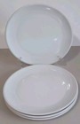 Le Creuset Stoneware Dinner Plate Set Of 4, 27cm, 10.5", White, Brand New 
