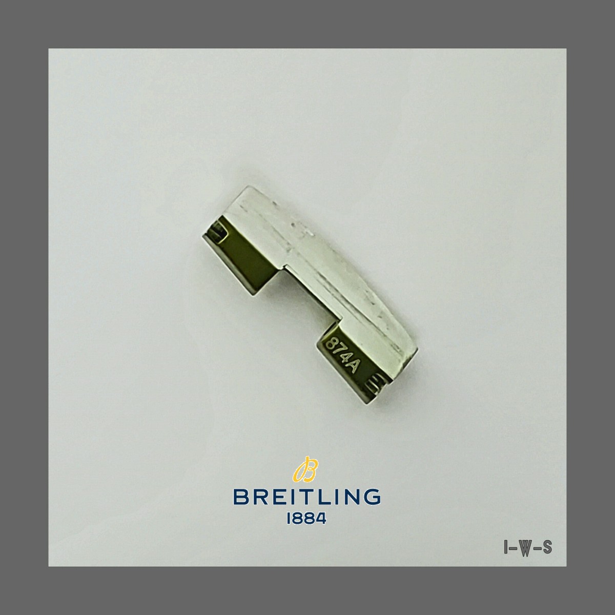 ☆GENUINE BREITLING «FIGHTER» BRACELET END LINK «874A» FOR «B-1 