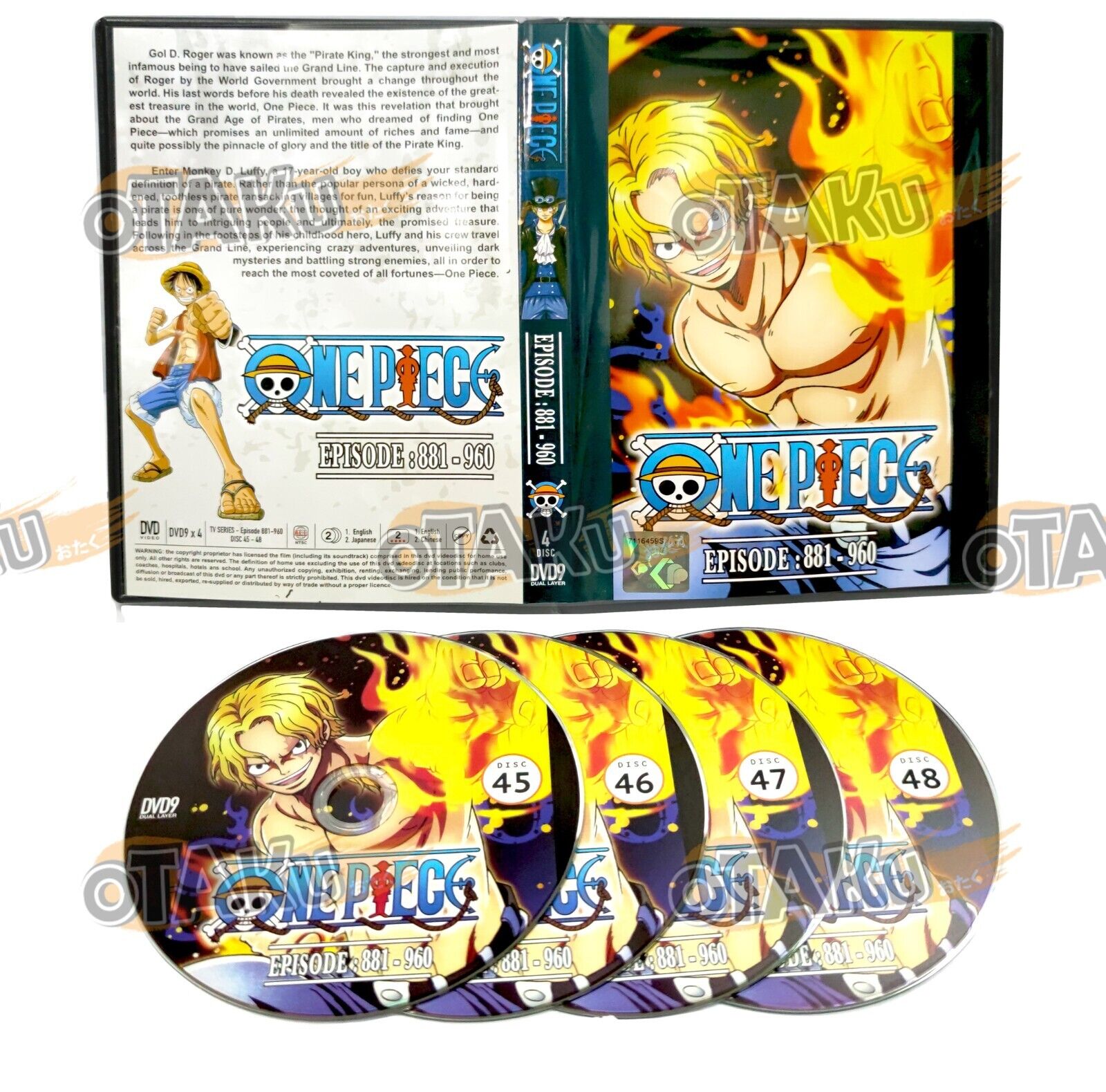 One Piece Collection 31 BLURAY/DVD SET (Eps # 747-770) (Uncut)