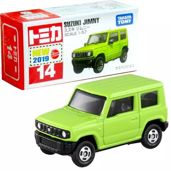 Takara Tomy Tomica 14 Suzuki Jimny Scale 1 57 Diecast Green Toy Car Japan