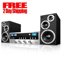 Cd Stereo System Bluetooth Home Speaker Innovative Technology Mp3 Fm Radio Cd Stereo System Bluetooth Home Speaker Innovative Technology Mp3 Fm Radio