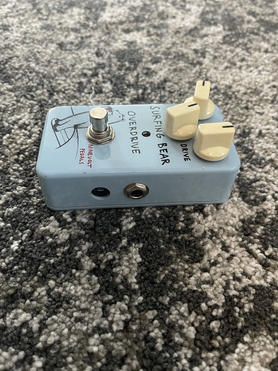ギター NINEVOLT PEDALS SURFING BEAR OVERDRIVE Animals Pedal Surfing Bear V1 Overdrive Guitar Effect Pedal