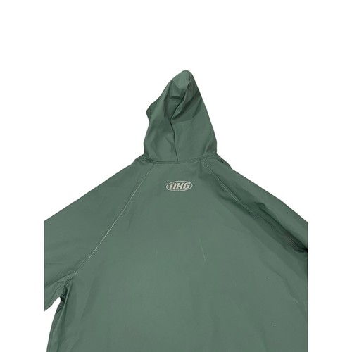 DHG Dutch Harbor Gear Green ¾ Length Waterproof Rain Jacket Men’s Size Medium - Picture 8 of 14