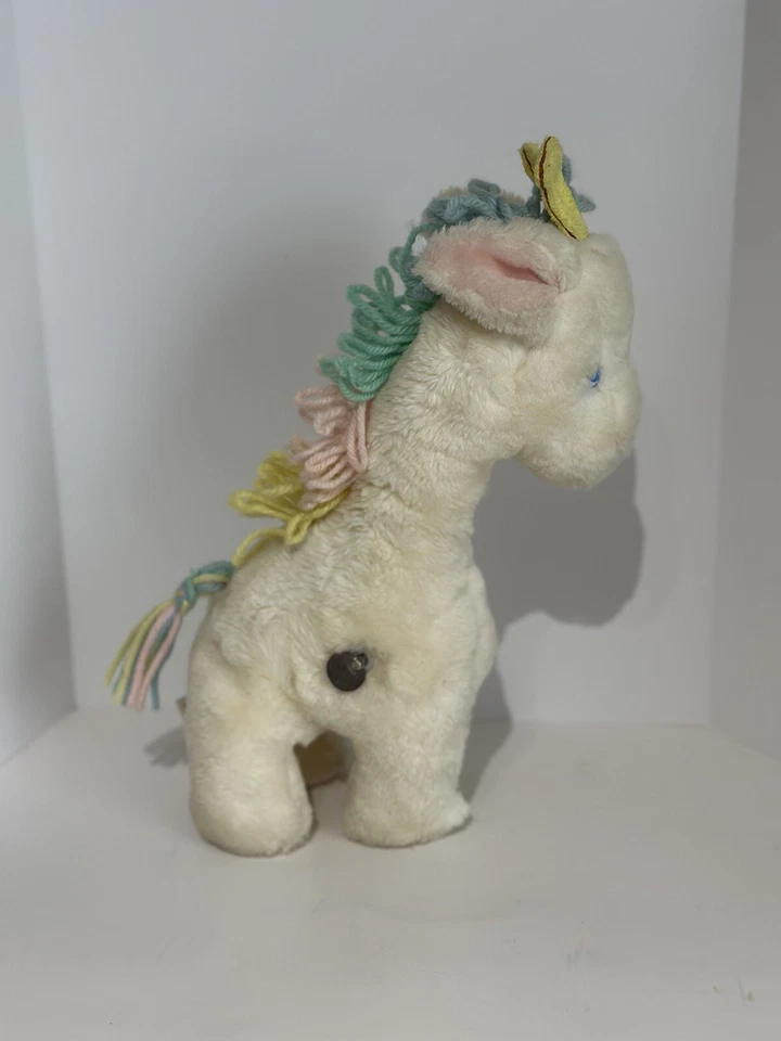 De colección Jirafa Edén Movimiento Musical Cuerda 12" Peluche Pastel Hilo Funciona Foto 4 de 4