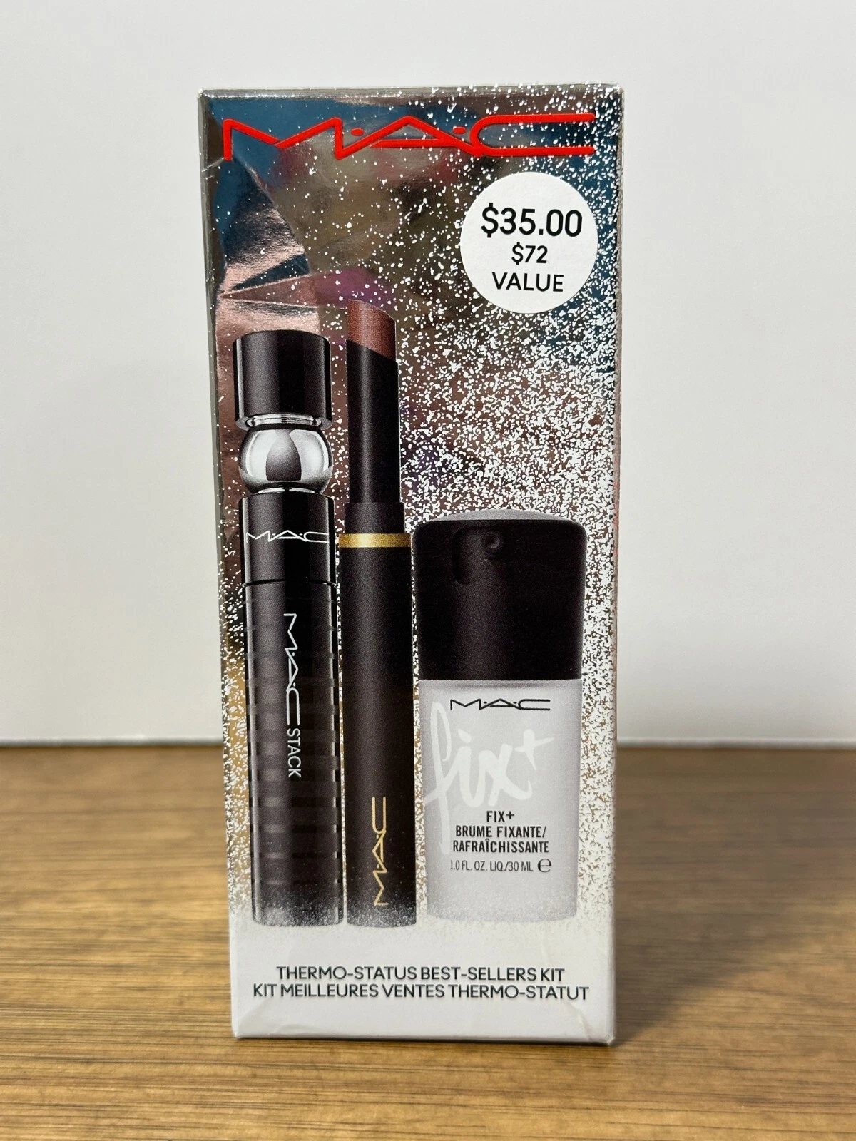 MAC Thermo Status 3 Pc Best Sellers Set Kit Fix+, Stack Mascara, Slim Stick NIB