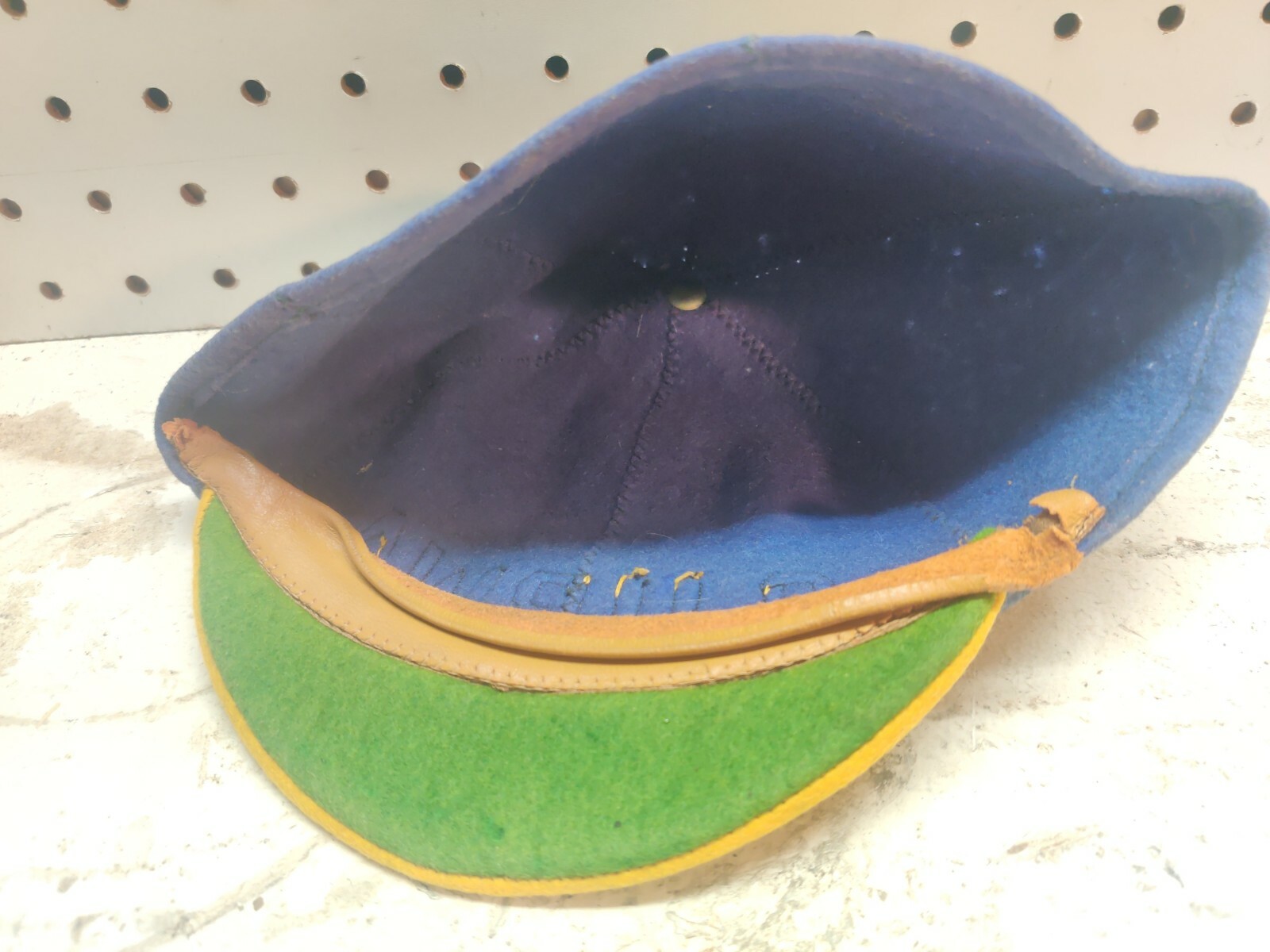 1920s Ojibwa Tribe Baseball Cap With Leather Brim Gua… Gem