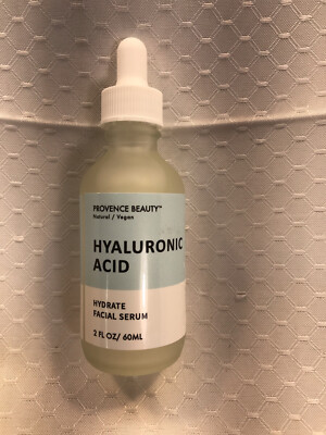 NEW Provence Beauty Hyaluronic Acid Hydrating Facial Serum Natural Vegan 2 oz.