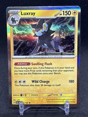 LUXRAY 071/193 Holo Rare Scarlet Paldea Evolved Pokemon TCG Card NM/MINT