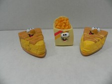 Burger King Lickety Splits Racers Rolling Toys Pie and French Fries