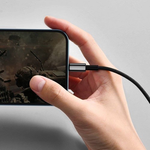 Baseus Tungsten Gold Fast Charging Data Cable USB to iPhone iPad 1Meter - Picture 5 of 7