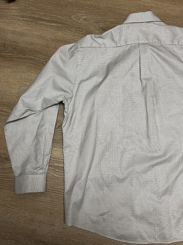 Brooks Brothers Mens XL Shirt Blue White Gingham Check Made USA Cotton - Picture 9 of 10