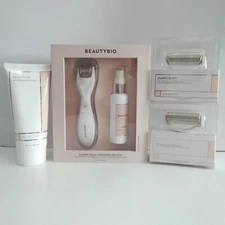Exclusive! BeautyBio GloPRO Skin Tool for Face & Body Set White- New with Box -