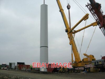 FOTO TURBINENTURM NR 17 WÄHREND DES BAUS IM JUNI 2008 TURBINE NR 17 WAS TH