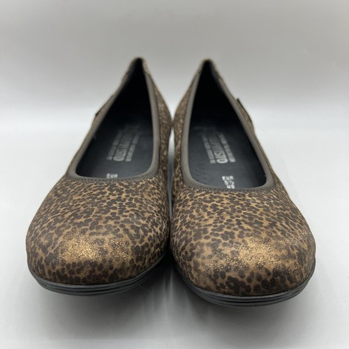 Mephisto Emilie Ballet Flats Women's Size 8 Brown Leather Comfort Slip On Shoes - Picture 2 of 8
