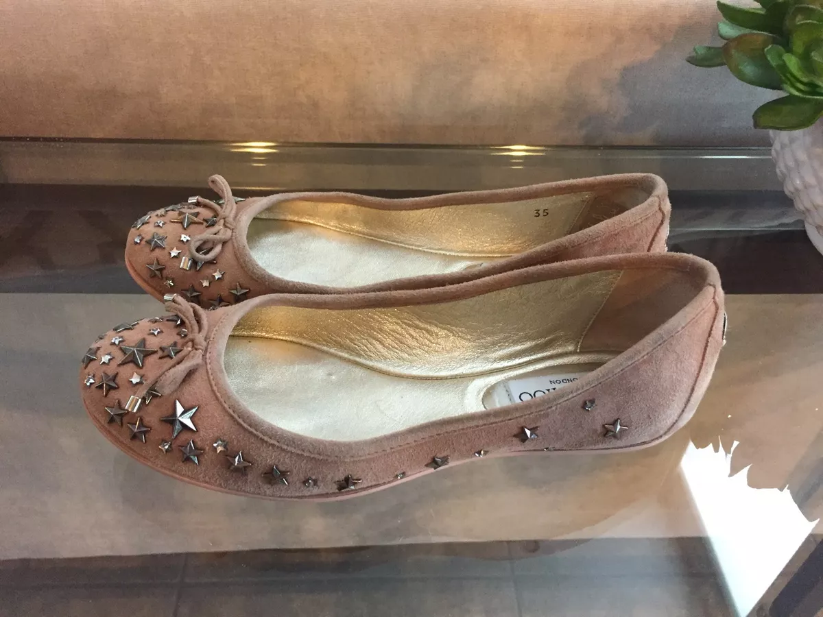Jimmy choo deals crystal flats