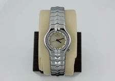 Tag Heuer WP1317.BA0751 Womens Alter Ego Watch White Pearl 30 Diamonds Silver