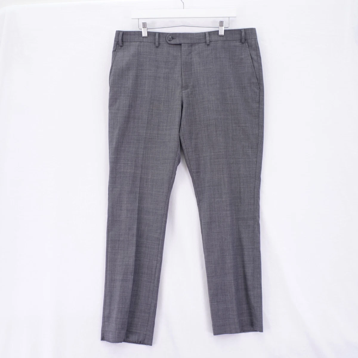 slim fit dress slacks Original Penguin Golf Flat Front Thermal Trousers - Caviar 001 -  OGBFD027-001 - Function18