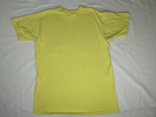 Vintage Duck Head T-Shirt Men Size Med Single Stitch Yellow Made in USA