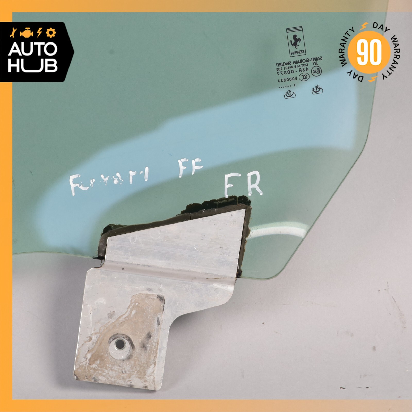 11-20 Ferrari FF F151 / GTC4Lusso Front Right Side Door Window Glass OEM 40k