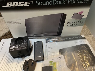Bose Portable Sounddock System Complete Kit In Original Box +