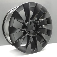 TESLA MODEL Y SATIN BLACK 20" ALLOY WHEEL RIM 9.5J OEM 1188223-00-C GENUINE X1