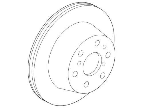 Подлинный задний дисковый тормоз ротор GM 2015-2020 Chevrolet Tahoe PPV Premier 84223345 - Изображение 2 из 3